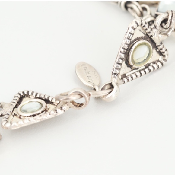 Amrapali Sterling Silver Glass Necklace - Picture 5 of 6